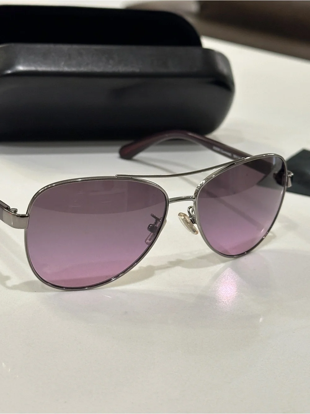Coach Women’s Sunglasses with Purple Silver